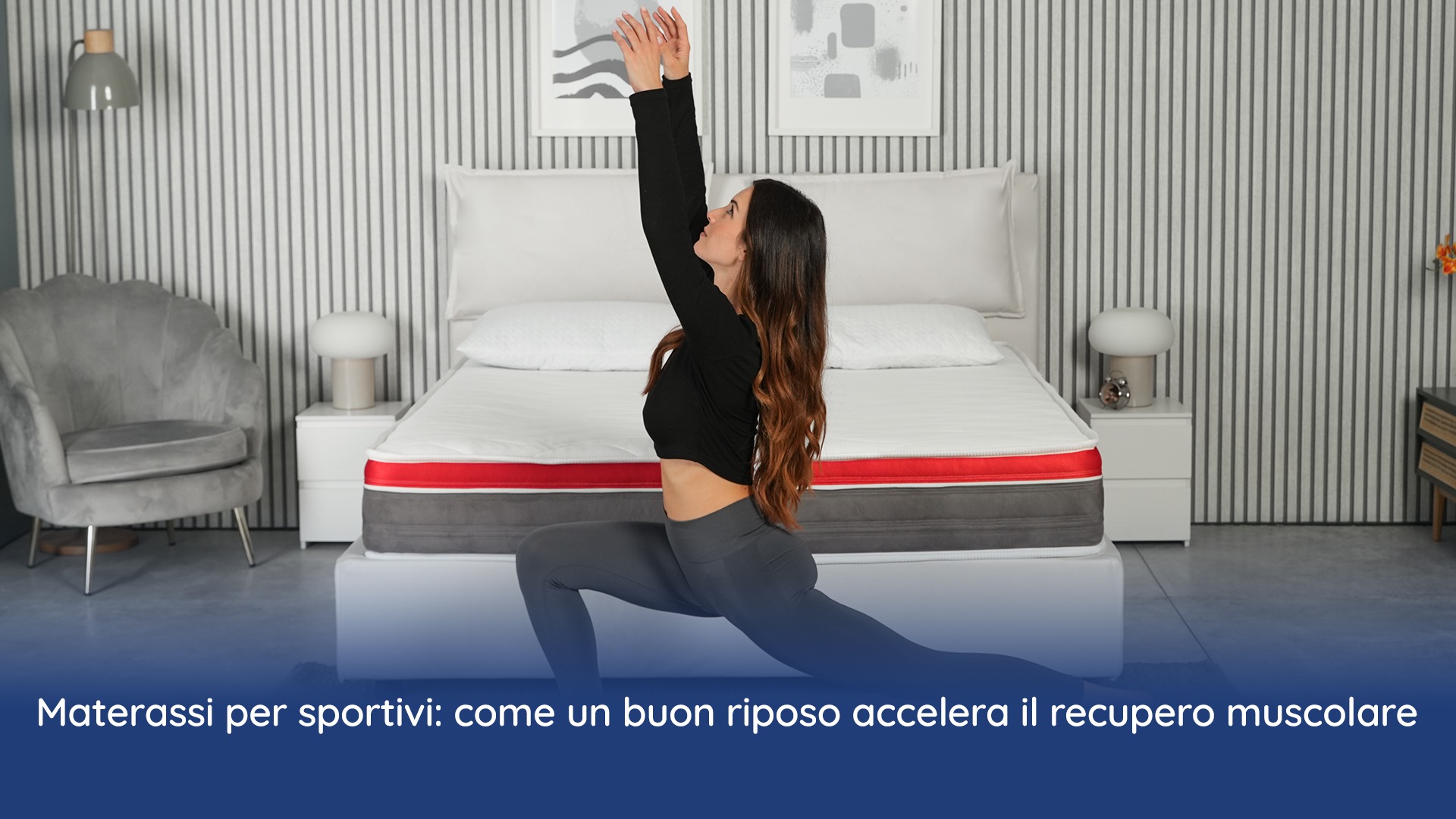 Materassi per sportivi: come un buon riposo accelera il recupero muscolare