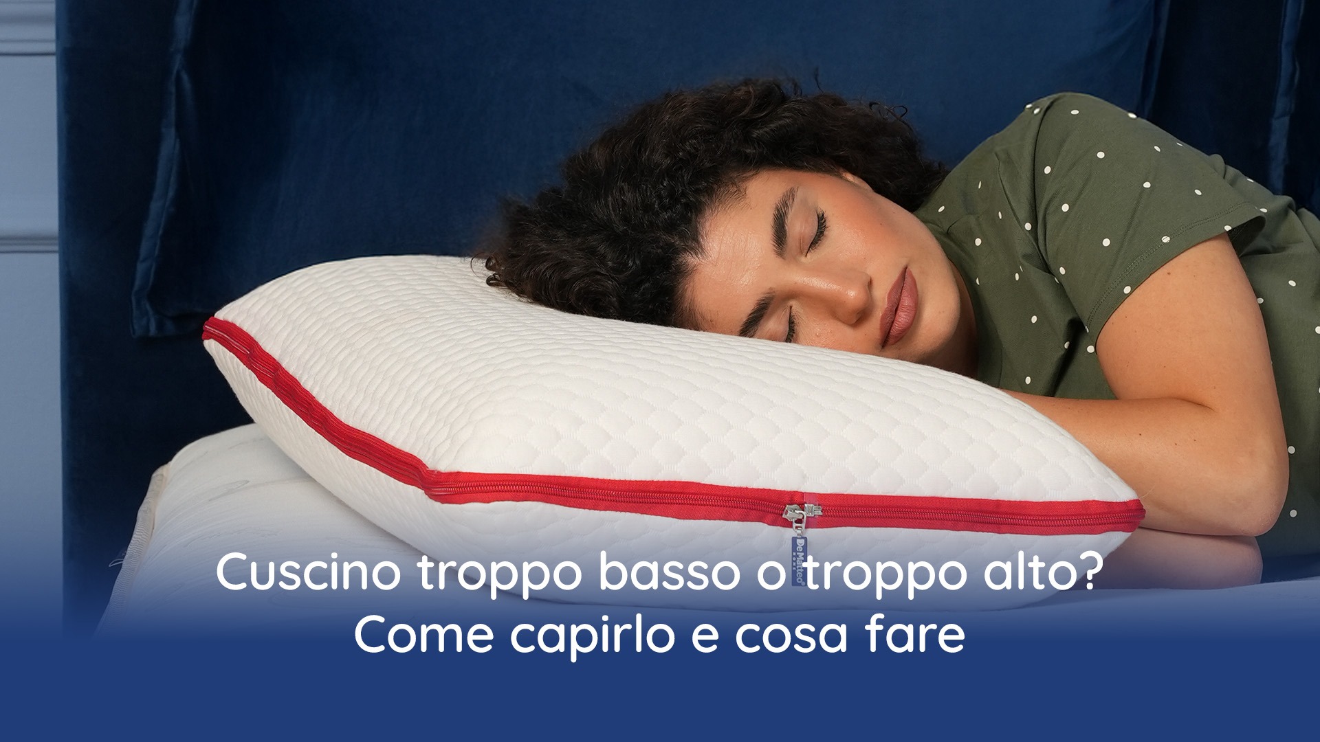 Cuscino troppo basso o troppo alto? Come capirlo e cosa fare