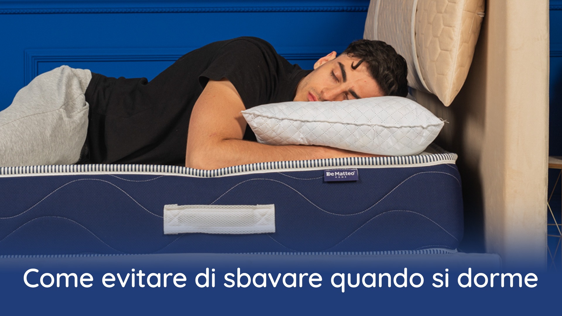 Come evitare di sbavare quando si dorme